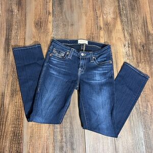 Big Star Maddie Dark Blue Stretch Denim Jeans Sz 26